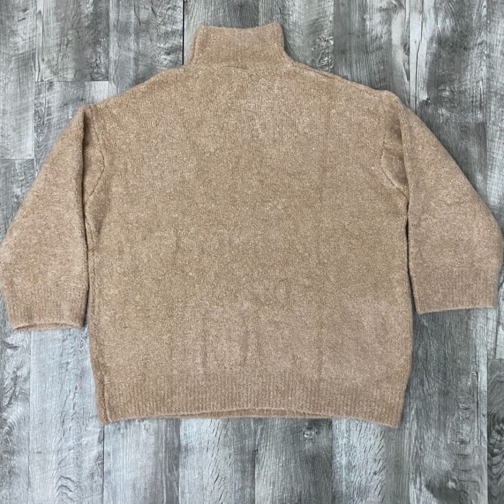 Scoop Women's Cozy Funnel Neck Tunic Sweater - Picture 5 of 13